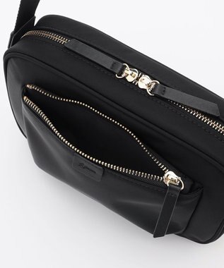 J.PRESS LADIES 【WEB限定カラーあり】スクエア ショルダーバッグ ブラック系