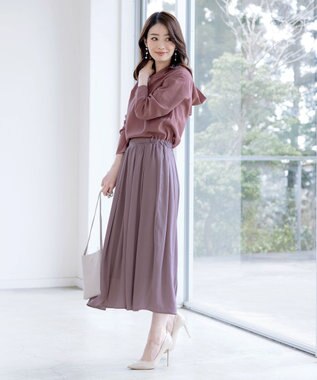 Tiaclasse 【洗える】パーカードッキングワンピース ピンク×ライトピンク