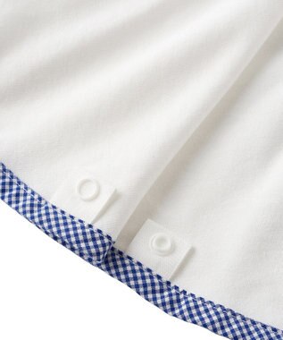 MIKI HOUSE HOT BISCUITS 【70-90cm】 パイル素材 おでかけポンチョ 紺