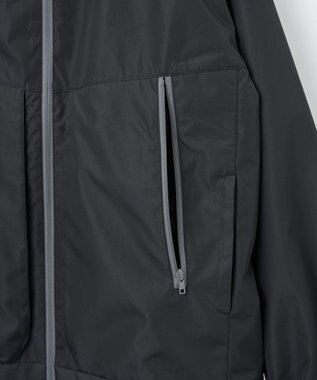 WEGO 3レイヤーフードブルゾン ブラック