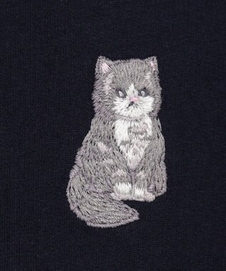 ANY KIDS 【洗濯機可能/吸汗速乾】ドライタッチ ショート丈ポロシャツ ネイビー