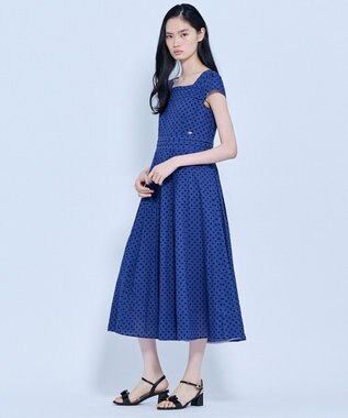 TOCCA 【松木育未さん着用】DOT WALTZ ドレス ブルー系5