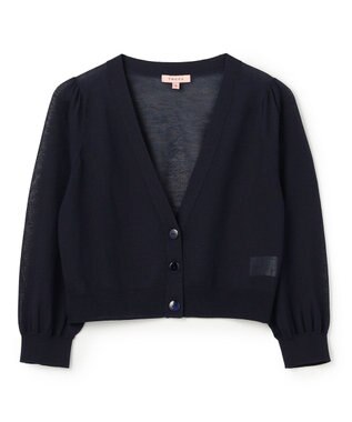 TOCCA 【星風まどかさん着用】SHEER CARDIGAN カーディガン ネイビー系