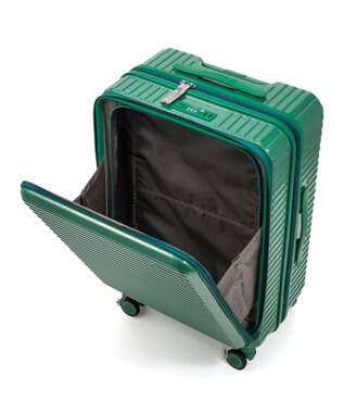 ACE BAGS & LUGGAGE EDGELINK クルーズボックスグリント スーツケース 52L フロントオープン 09142 エッジリンク グリーン