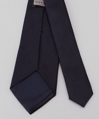 GOTAIRIKU 【日本製】西陣ネクタイ_無地 ネイビー系