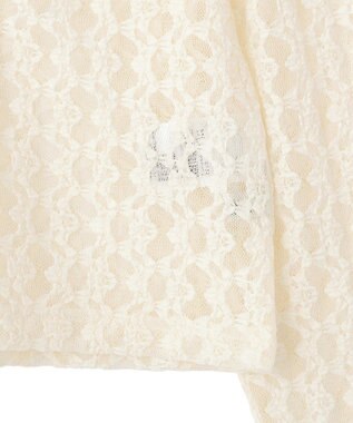 earth music&ecology レースパーカー Ivory