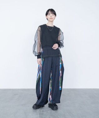 COQ 2WAY HALF LEAVES 前後2WAYパンツ