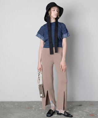 TRICOTE マクラメサコッシュバッグ 82BEIGE