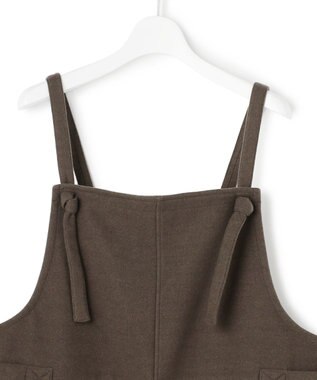 J.PRESS YORK STREET 【WOMEN】ウールライクジャージー オーバーオール ブラウン系