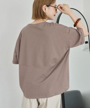 AMERICAN HOLIC 接触冷感バック切替コクーンプルオーバー Mocha