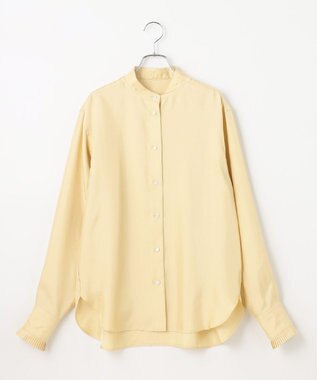 #Newans 【ANSWER for ファッショニスタ】プリーツボウタイ付シャツ イエロー系