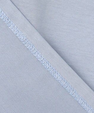 J.PRESS LADIES 【洗える・接触冷感】プレーティングジャージー フレア カットソー スモーキーブルー系