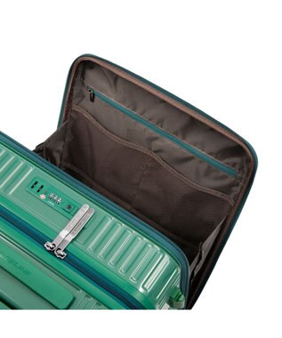ACE BAGS & LUGGAGE EDGELINK クルーズボックスグリント スーツケース 52L フロントオープン 09142 エッジリンク グリーン