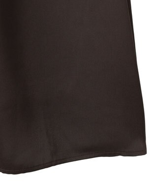 YECCA VECCA サテンフレアスカート Brown
