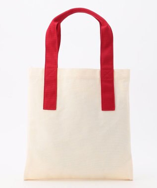 J.PRESS YORK STREET 【UNISEX】マルチカラーキャンバス トートバック アイボリー系1