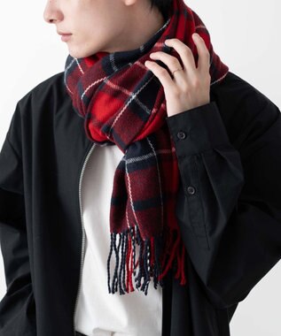 WEGO 【ユニセックス着用ITEM】大判ストール レッドその他