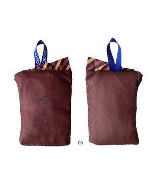 ROOTOTE 6749【手のひらエコバッグ】/ RT RO.ルーショッパー.ポケットスクエア-A 03：レジメンタル