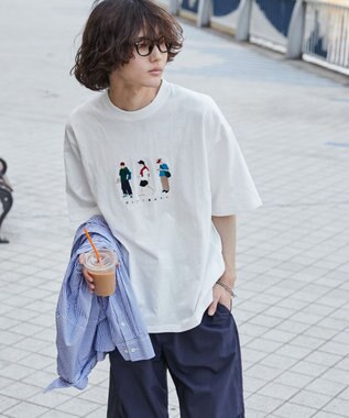 WEGO 【ユニセックス着用ITEM/綿100%/MLサイズ展開】CITY　BOYS　T（S） ホワイト