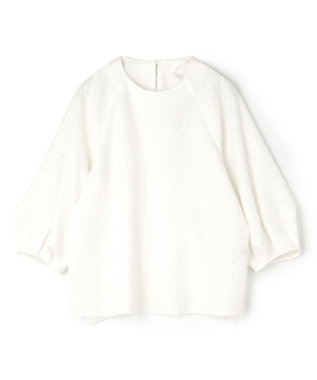 UNFILO L カットジャガードブラウス オフ