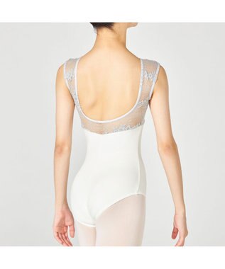 Chacott フレンチスリーブレオタード オフホワイト