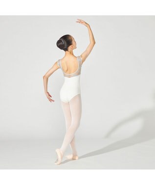 Chacott フレンチスリーブレオタード オフホワイト