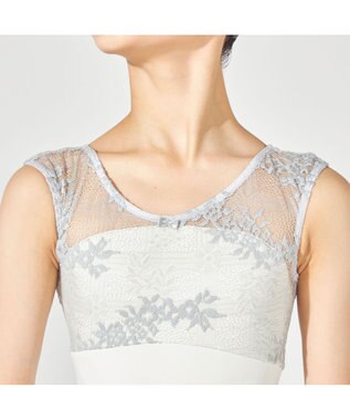 Chacott フレンチスリーブレオタード オフホワイト