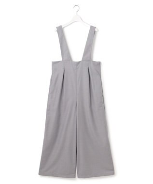 J.PRESS YORK STREET 【WOMEN】ハイウエストサロペット ライトグレー系