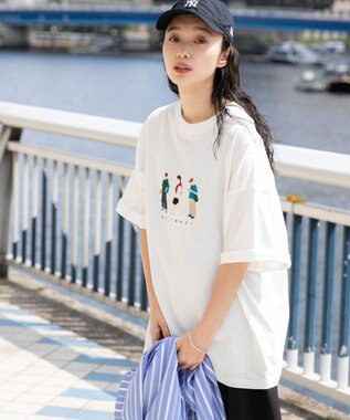 WEGO 【ユニセックス着用ITEM/綿100%/MLサイズ展開】CITY　BOYS　T（S） ホワイト