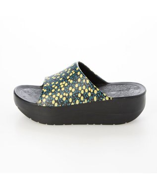 ing <ing>【3E】リカバリーミュールサンダル ブラックミックス