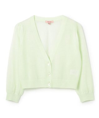 TOCCA 【星風まどかさん着用】SHEER CARDIGAN カーディガン ライトグリーン系