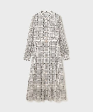 GRACE CONTINENTAL チェーンチェックプリントワンピース キナリ