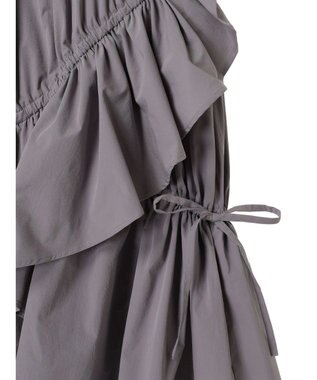 earth music&ecology アシメギャザーヘムスカート Purple