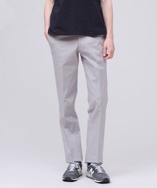 J.PRESS MEN 【ストレッチ】オックスガーメントダイ ステムテーパード パンツ