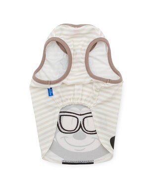 PET PARADISE ディズニー ミッキーマウス サングラス クール タンクトップ 小型犬 ベージュ