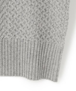 23区 L 【SLOW/一部店舗限定】ハイネック アランニット ライトグレー系