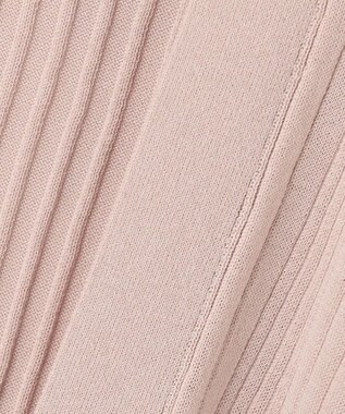 自由区 【洗える】ハイツイストコットンアセテート ニットカーディガン ピンク系