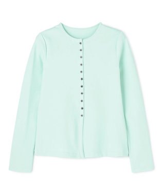 ドライタッチリブ カーディガン