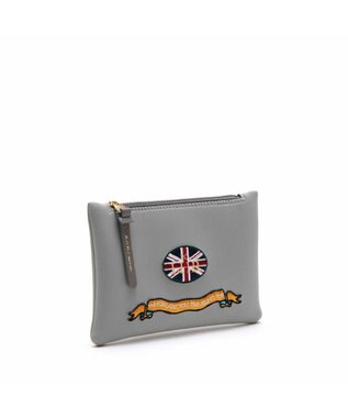 A.D.M.J. 【魔法の様に軽い】マジックライト/コード刺しゅうフラットポーチ2セット(S・LL) GR/MA