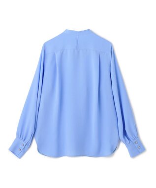 BEIGE， 【WEB限定・S-size】STOW / フリルブラウス Sax