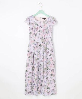 TOCCA 【洗える！】WATERCOLOR HARMONY ロングドレス ライラック系1