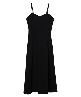 earth music&ecology スウェットキャミワンピース Black