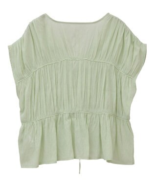 AMERICAN HOLIC 【前後2WAY】フロントリボンブラウス Mint