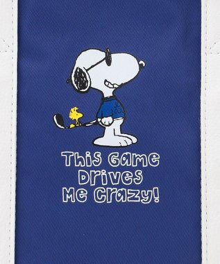 23区GOLF 【UNISEX】『PEANUTS』コラボ　保冷機能付きカートバッグ　JOE COOLのクールなイラスト ブルー系