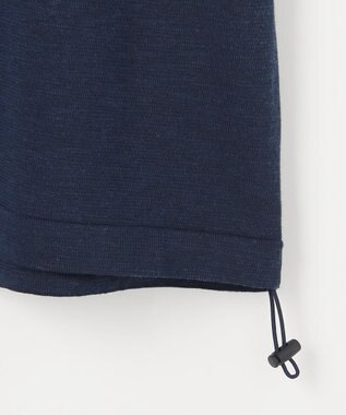 JOSEPH ABBOUD MOUNTAIN 【サステイナブル】オーガニックコットンアセテート ニットＴシャツ ネイビー系