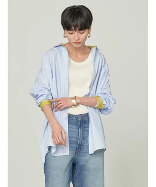 AMERICAN HOLIC イージーケアバックオープンシャツチュニック Multi