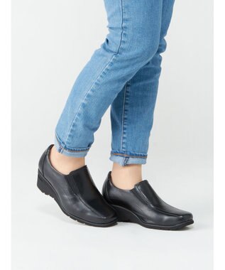 ASICS WALKING ペダラ WC078B 3E ヒール高4.5cm ブラック系