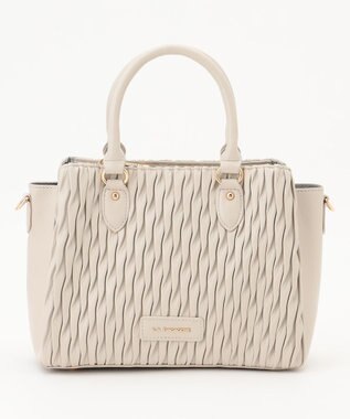 LA BAGAGERIE ランダムプリーツ2WAYハンドバッグ