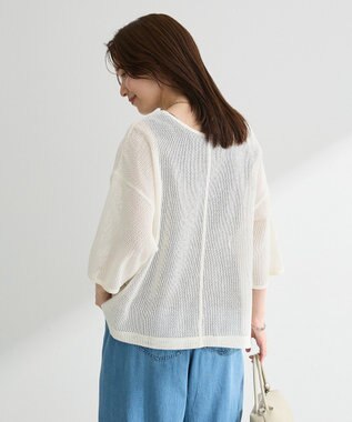 Green Parks 前後２ｗａｙコットンメッシュプルオーバー White