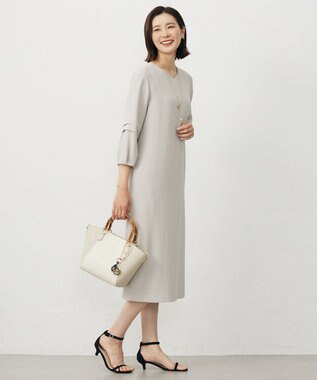 J.PRESS LADIES スカーフリング ラリエット ネックレス ウスゴールド系