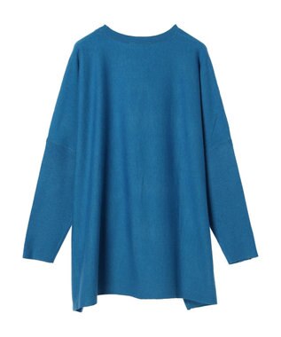 AMERICAN HOLIC バイパチポンチョライクＢＩＧニットチュニック Blue